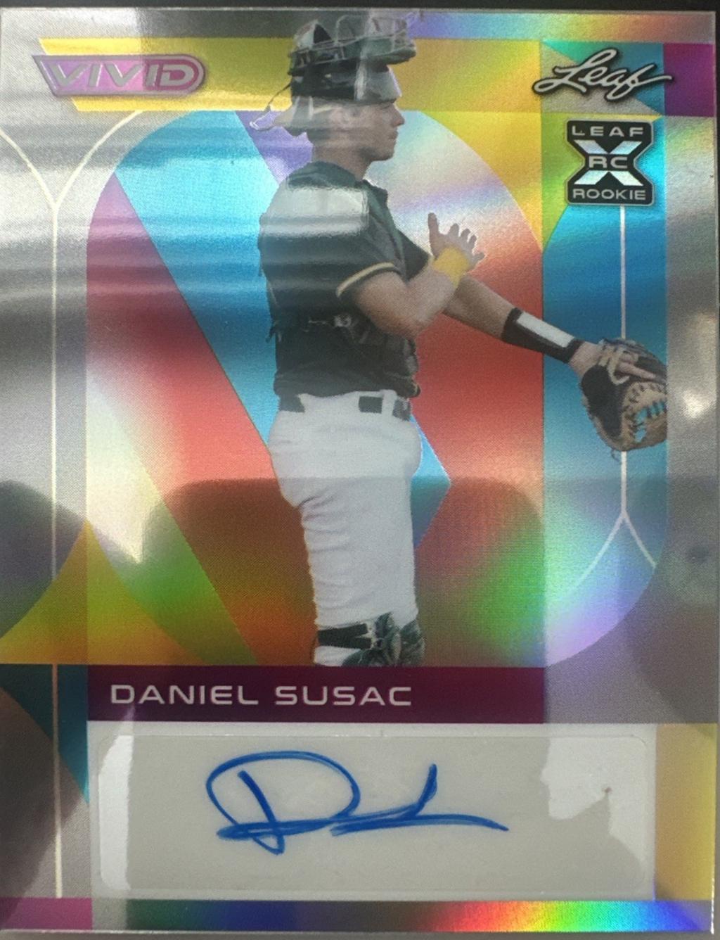 Daniel Susac #BA-DS1 2022 Leaf Vivid Autograph Baseball