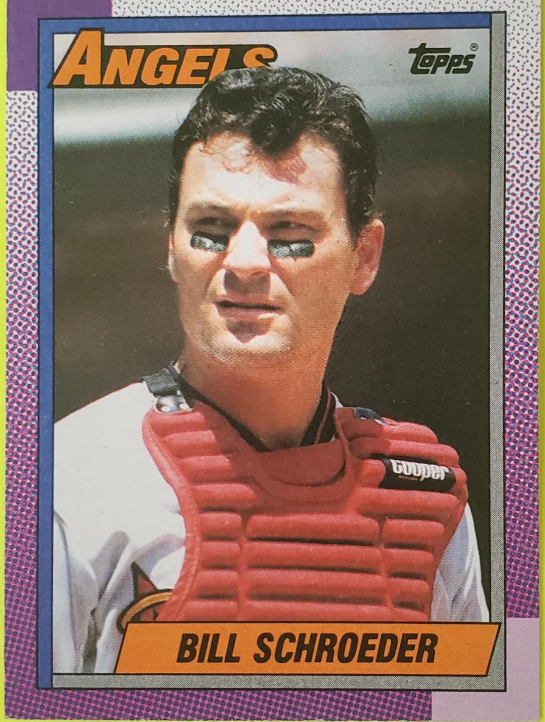 Bill Schroeder Baseball Cards 1990 Topps Tiffany