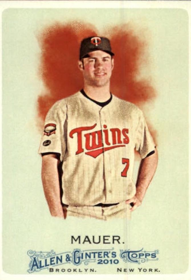 Joe Mauer #23 Baseball Cards 2010 Topps Allen & Ginter