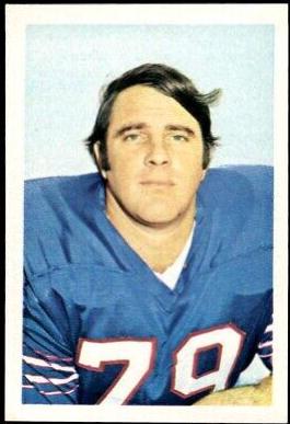 Paul Costa #31 Football Cards 1972 NFLPA Wonderful World Stamps