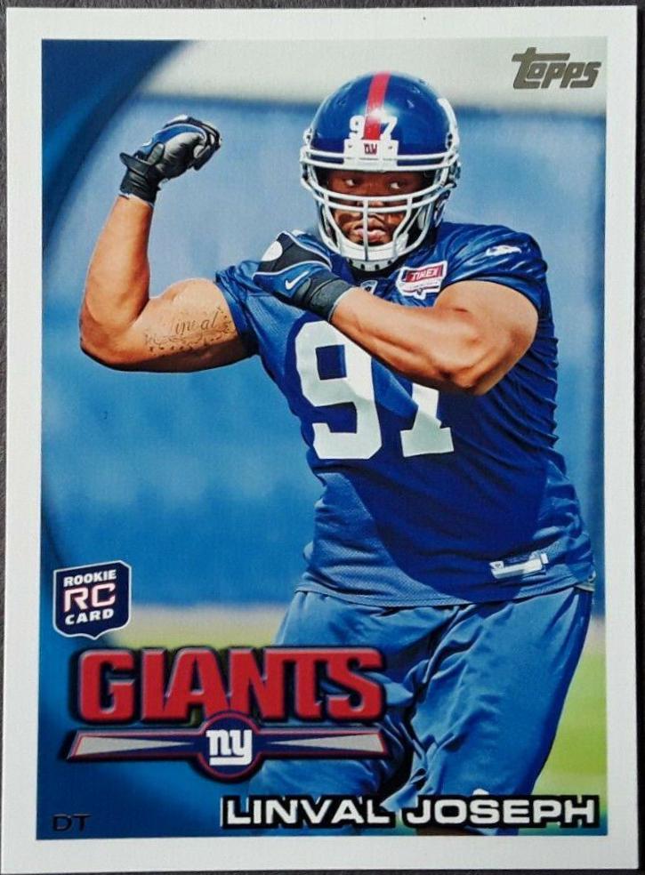 Linval Joseph #138 Football Cards 2010 Topps