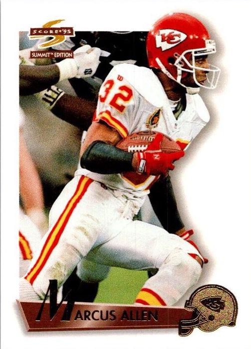 Marcus Allen #12 Football Cards 1995 Summit