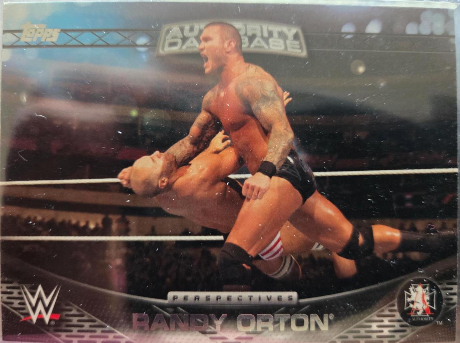 Randy Orton #14A Wrestling Cards 2016 Topps WWE Authority Database