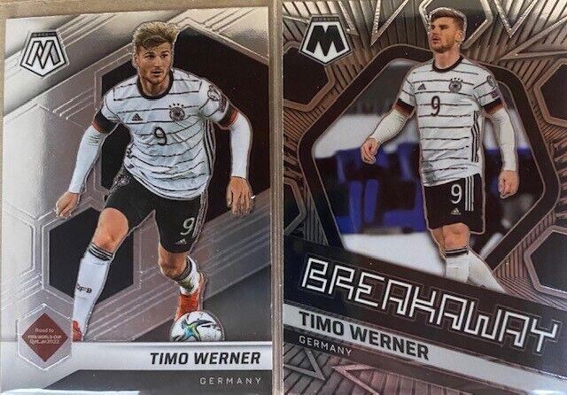 Timo Werner #6 Soccer Cards 2021 Panini Mosaic Road to FIFA World Cup Breakaway