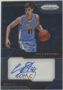 Juan Hernangomez #14 Basketball Cards 2016 Panini Prizm Rookie Signatures