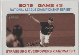Strasburg Overpowers Cardinals