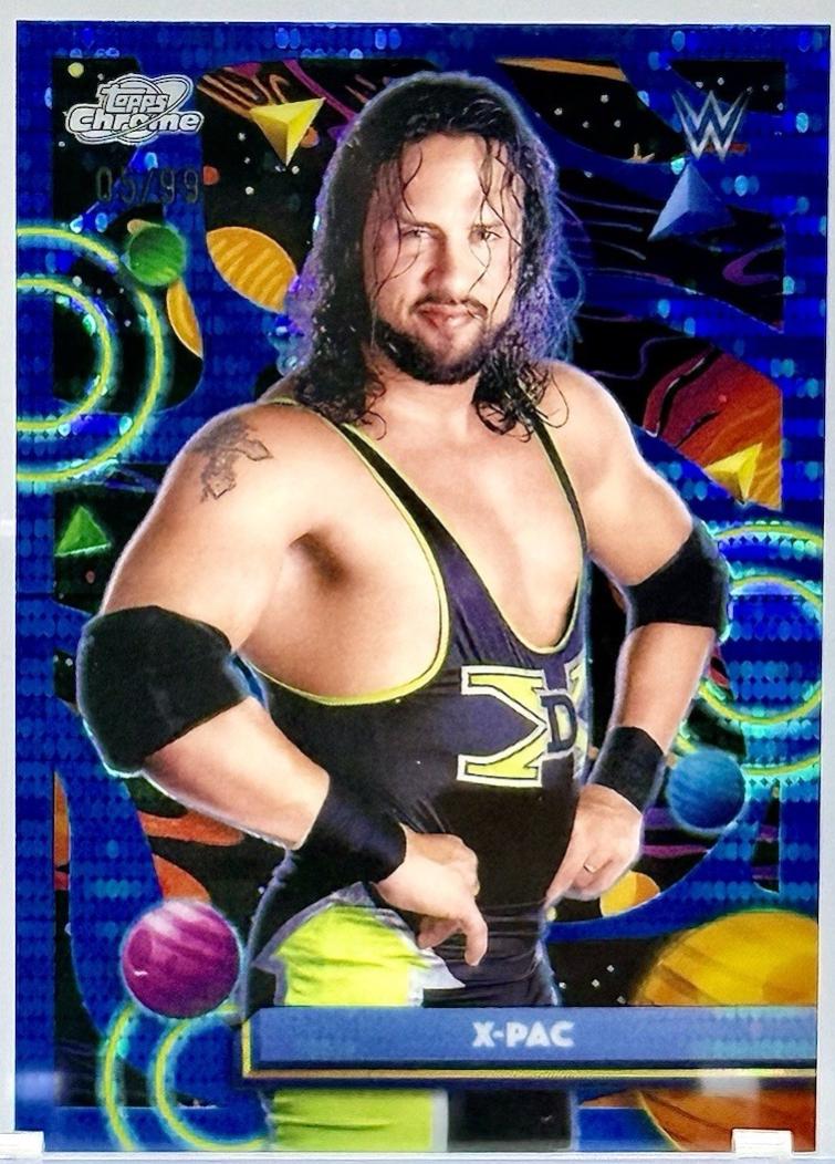 X-Pac [Blue Moon Refractor] #91 Prices | 2026 Topps Cosmic Chrome