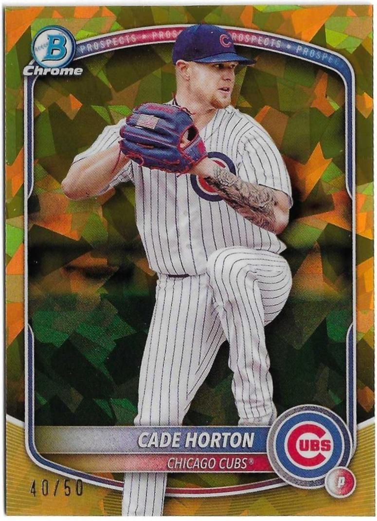 Cade Horton [Gold Sapphire] #BCP-10 Prices | 2025 Bowman Chrome ...