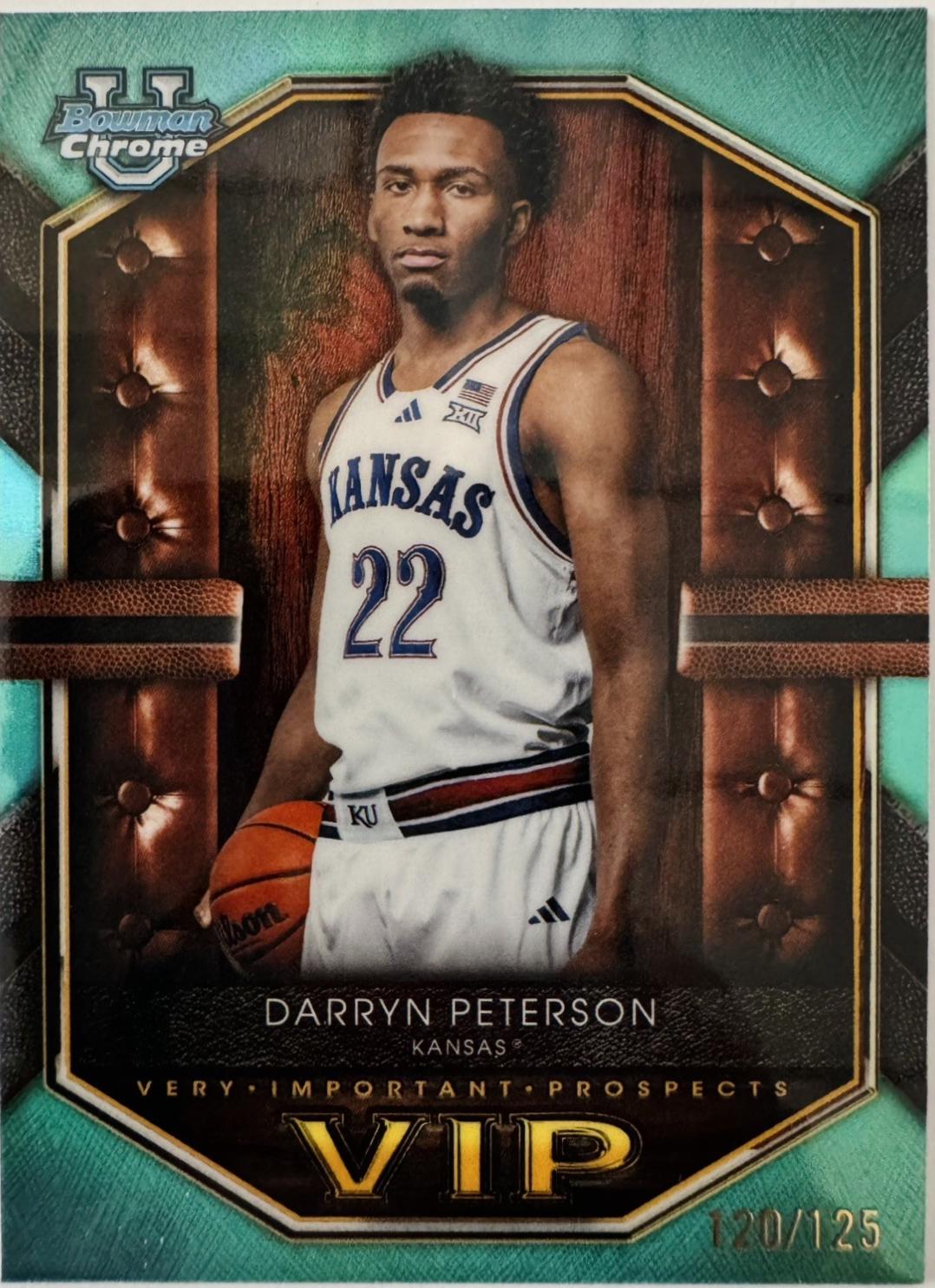 Darryn Peterson [Aqua Refractor] #VIP-2
