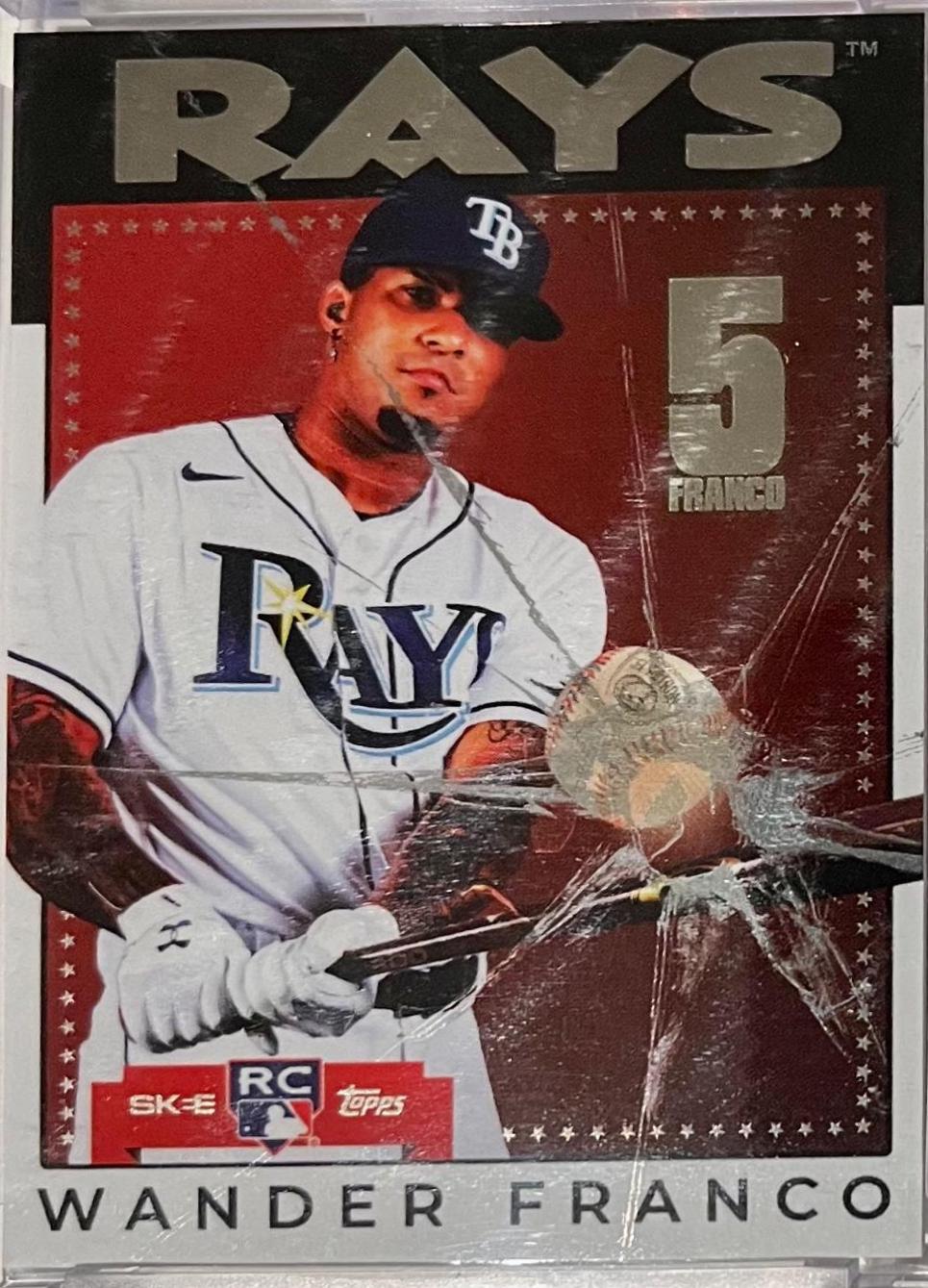 Wander Franco #52 Baseball Cards 2022 Topps Project 100