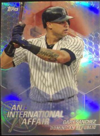 Gary Sanchez #IA-17 Baseball Cards 2018 Topps Update an International Affair