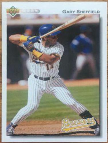 Gary Sheffield #234 Baseball Cards 1992 Upper Deck