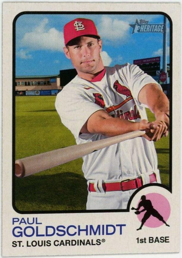 Paul Goldschmidt #238 Baseball Cards 2022 Topps Heritage