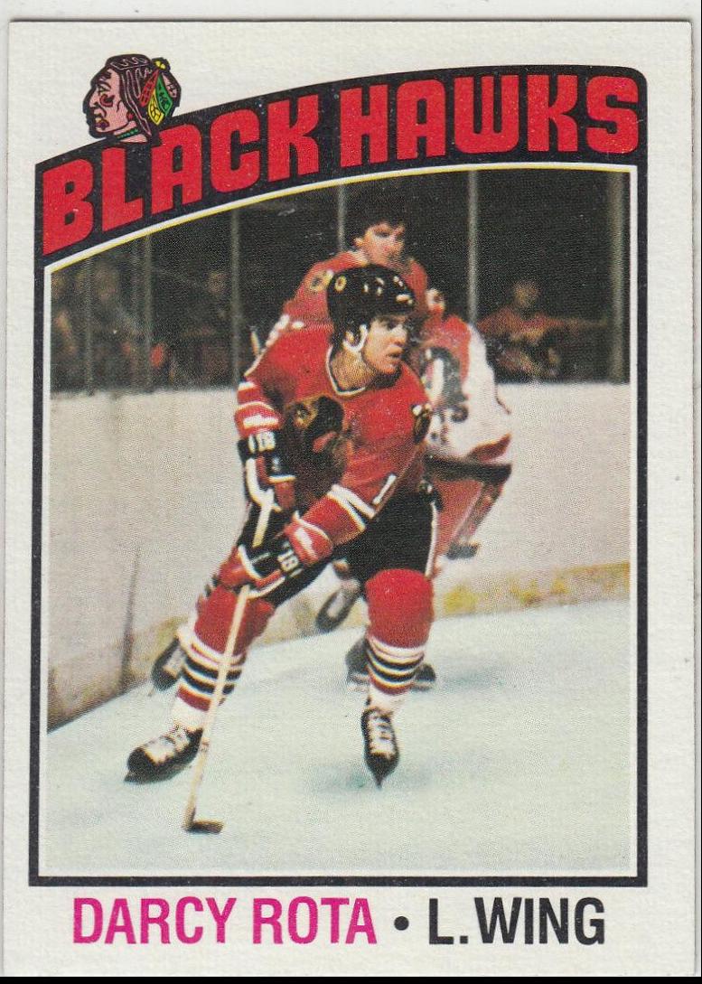 Darcy Rota #47 Hockey Cards 1976 Topps
