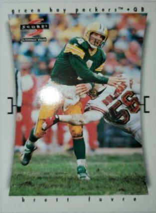 Brett Favre #3 Football Cards 1997 Panini Score
