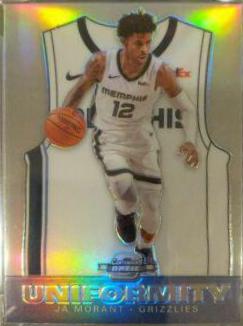 Ja Morant #4 Basketball Cards 2019 Panini Contenders Optic Uniformity