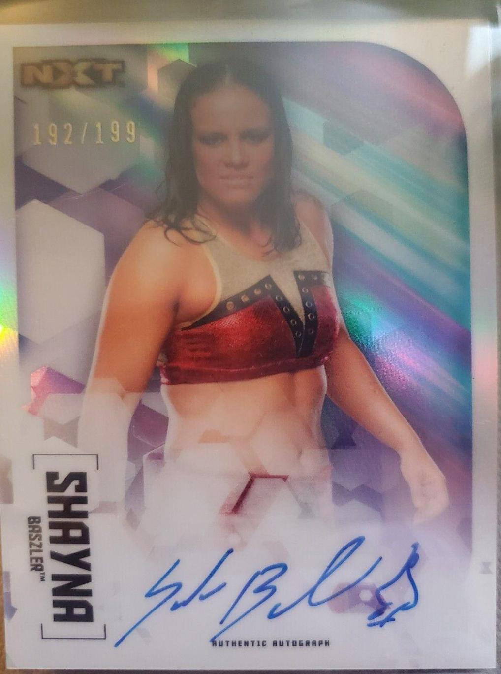 Shayna Baszler #A-SB Wrestling Cards 2020 Topps WWE Chrome Autographs