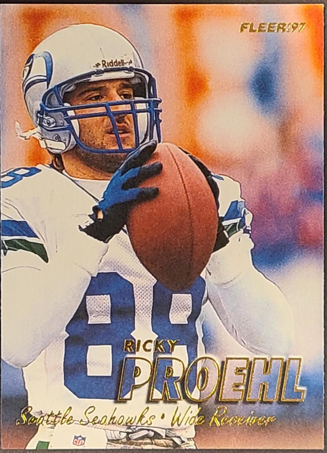 Ricky Proehl #23 Football Cards 1997 Fleer