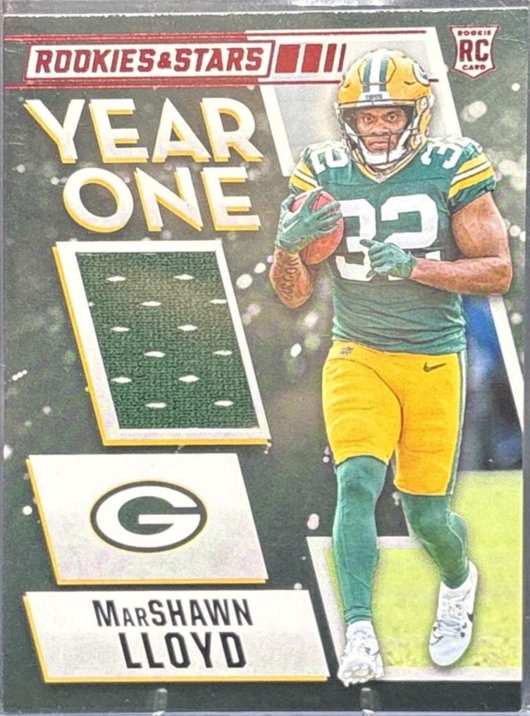MarShawn Lloyd #YO-MLD Football Cards 2024 Panini Rookies & Stars Year One
