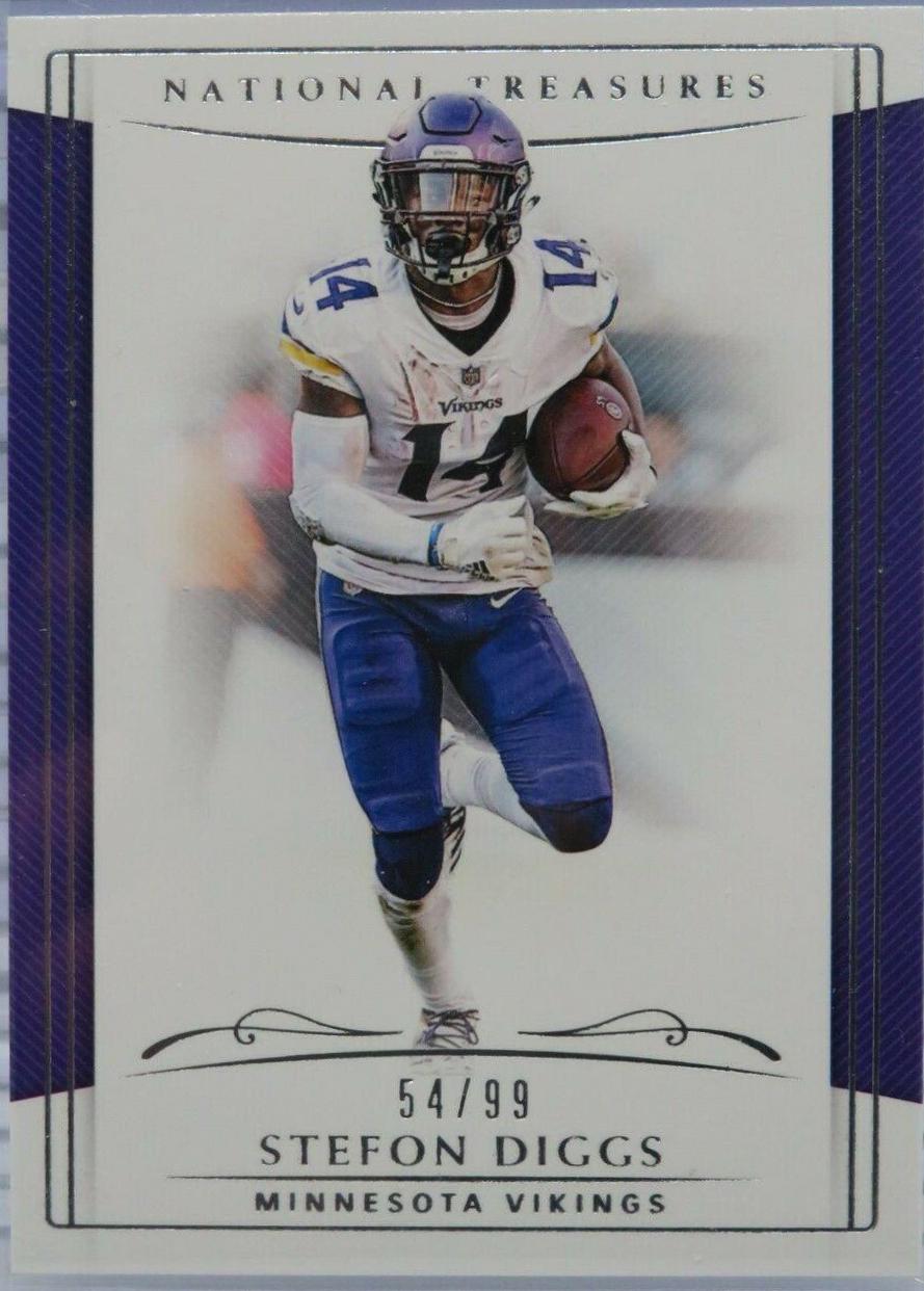 Stefon Diggs #42 2018 National Treasures Football