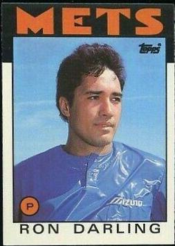 Ron Darling #225 Baseball Cards 1986 Topps Tiffany