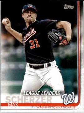 Max Scherzer #6 Baseball Cards 2019 Topps Mini
