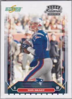 Tom Brady #6 Football Cards 2006 Panini VIP Anaheim National