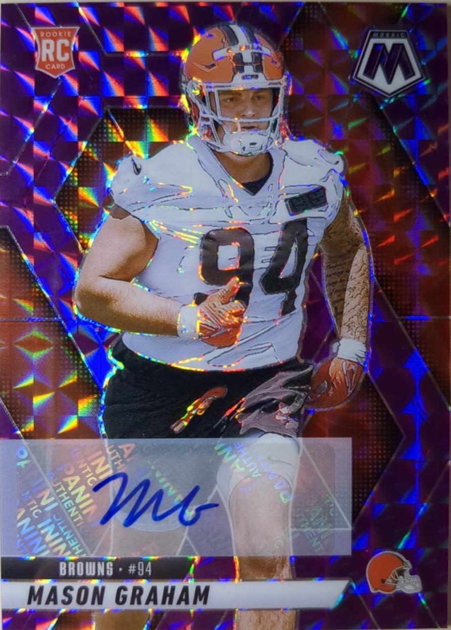 Mason Graham [Purple] #311 Prices | 2025 Panini Mosaic Rookie ...