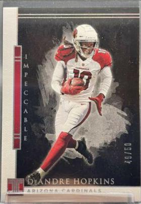 DeAndre Hopkins #2 Football Cards 2020 Panini Impeccable