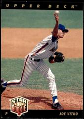 Joe Vitko #10 Baseball Cards 1993 Upper Deck Prices