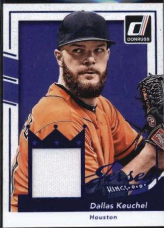 Dallas Keuchel #JK-DK Baseball Cards 2016 Panini Donruss Jersey Kings