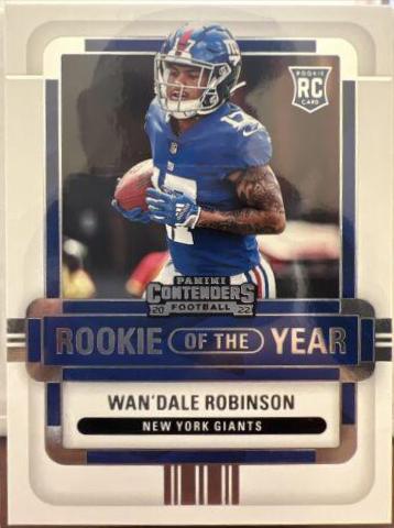 Wan'Dale Robinson #ROY-WDR Football Cards 2022 Panini Contenders Rookie of the Year