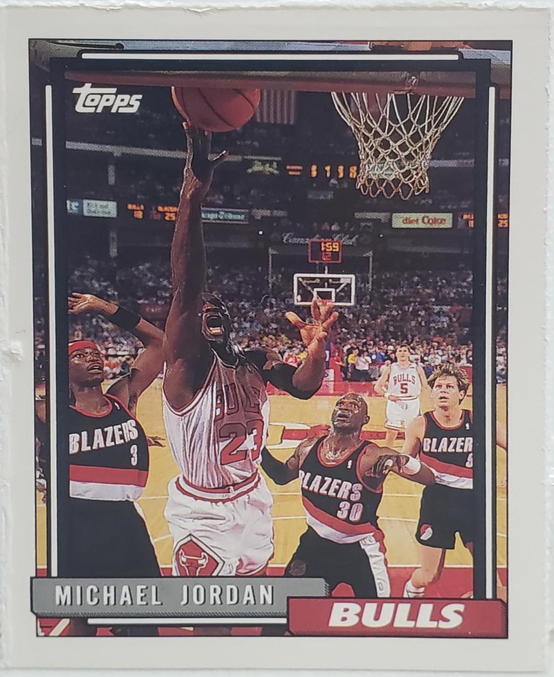 Michael Jordan #CB-4 Basketball Cards 1992 Topps Rust-Oleum