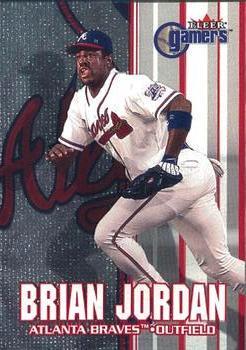 Brian Jordan #52 Baseball Cards 2000 Fleer Gamers