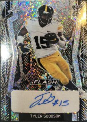 Tyler Goodson #BA-TG1 2022 Leaf Flash Autographs Football