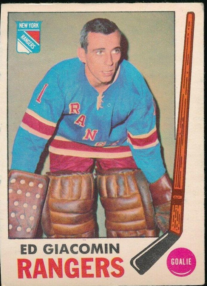 Ed Giacomin #33 Hockey Cards 1969 O-Pee-Chee