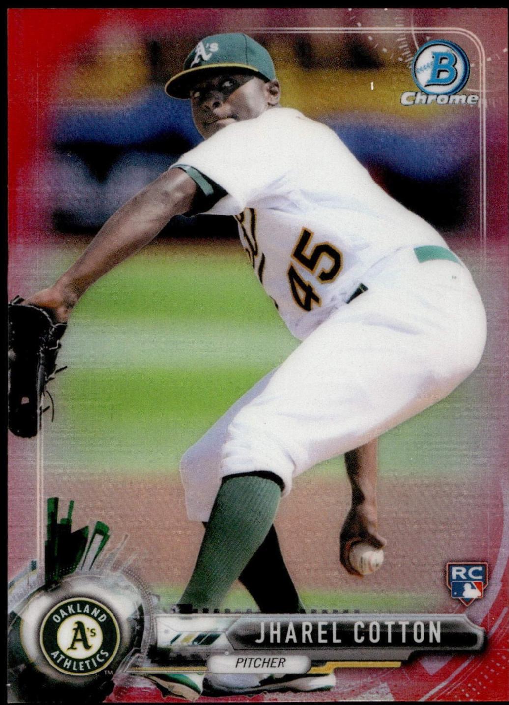 Jharel Cotton #89 2017 Bowman Chrome Mini Baseball
