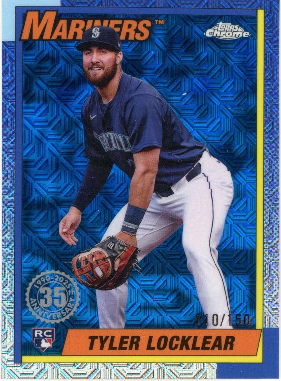 Tyler Locklear [Blue] #T90C-64 Prices | 2025 Topps 1990 Chrome ...