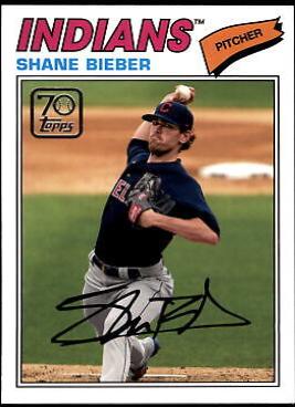 Shane Bieber #70YT-27 Baseball Cards 2021 Topps 70 Years of Baseball