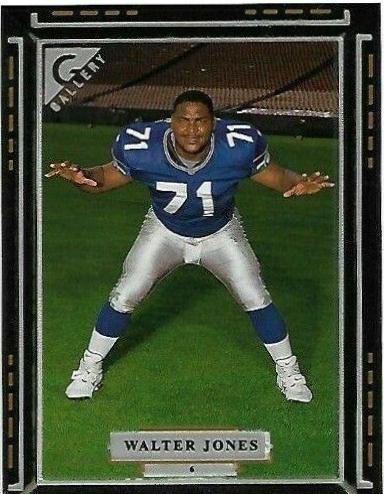 Walter Jones #6 Football Cards 1997 Topps Gallery