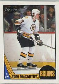 Tom McCarthy #38 Hockey Cards 1987 O-Pee-Chee