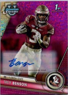 Trey Benson [Autograph Fuchsia Mini Diamond] #5