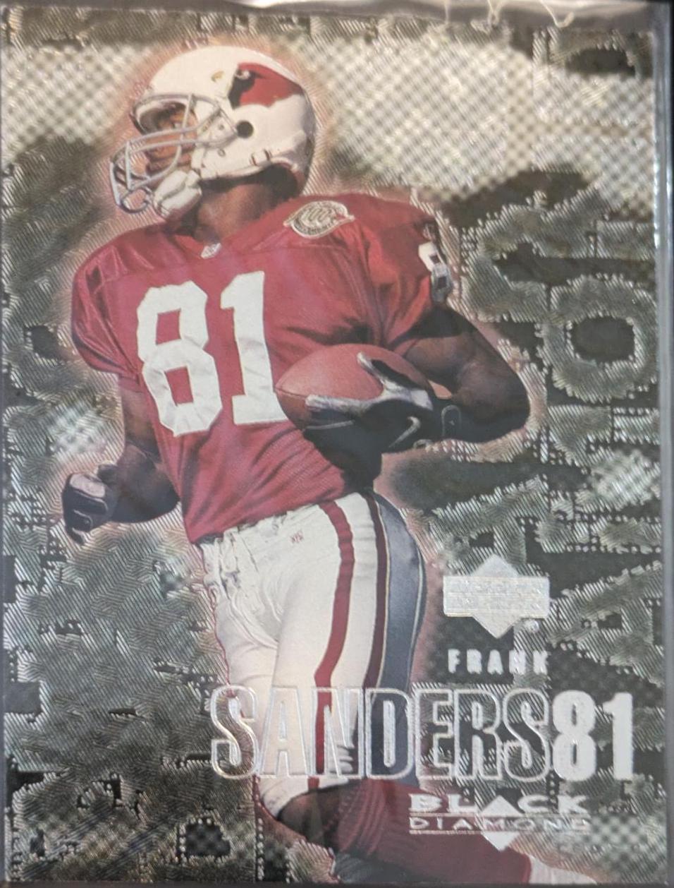Frank Sanders #3 Football Cards 2000 Upper Deck Black Diamond