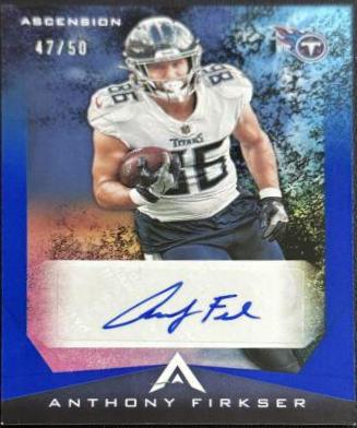 Anthony Firkser #ASC-AFI Football Cards 2021 Panini Chronicles Ascension Autographs