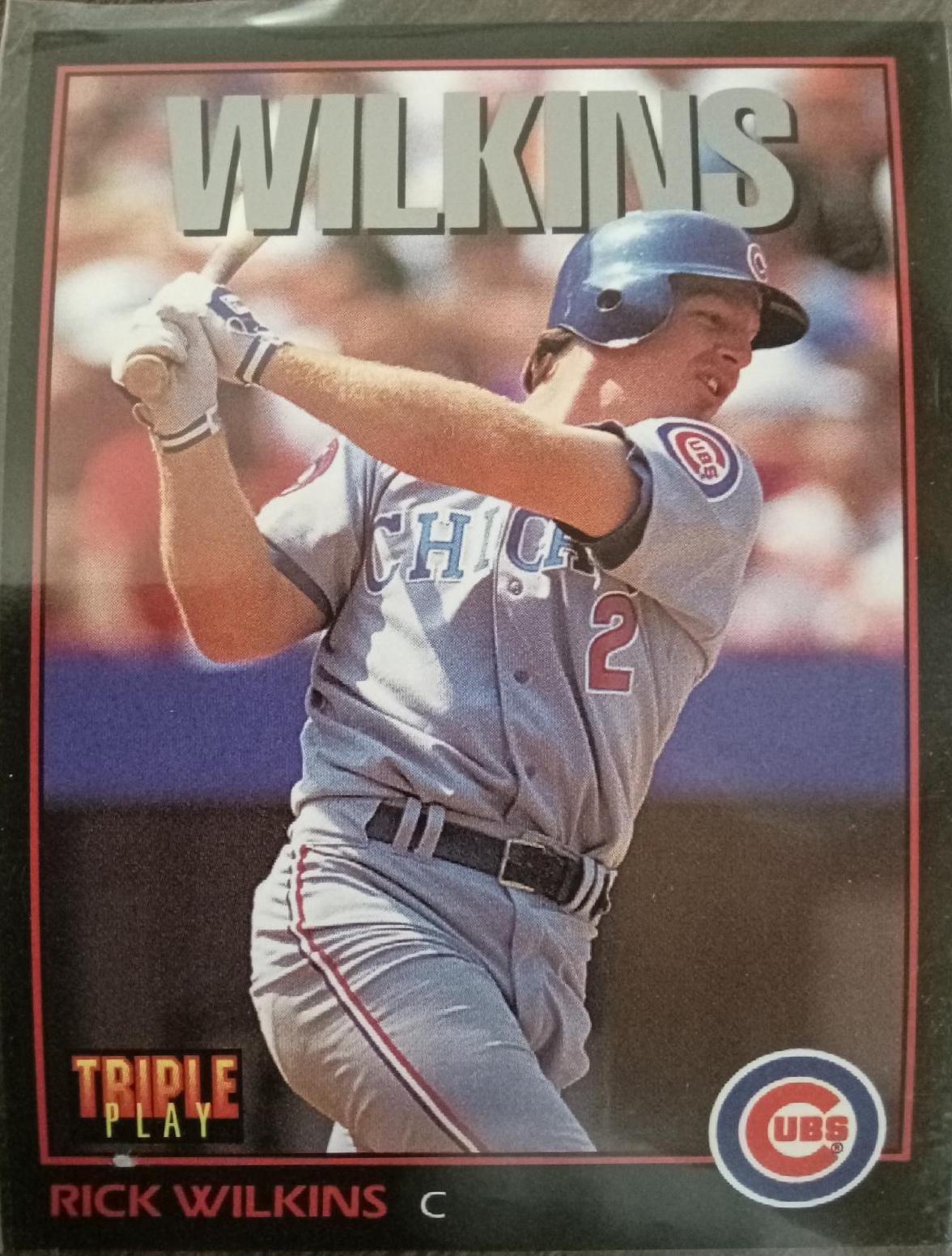 Rick Wilkins #19 Baseball Cards 1993 Panini Donruss Triple Play