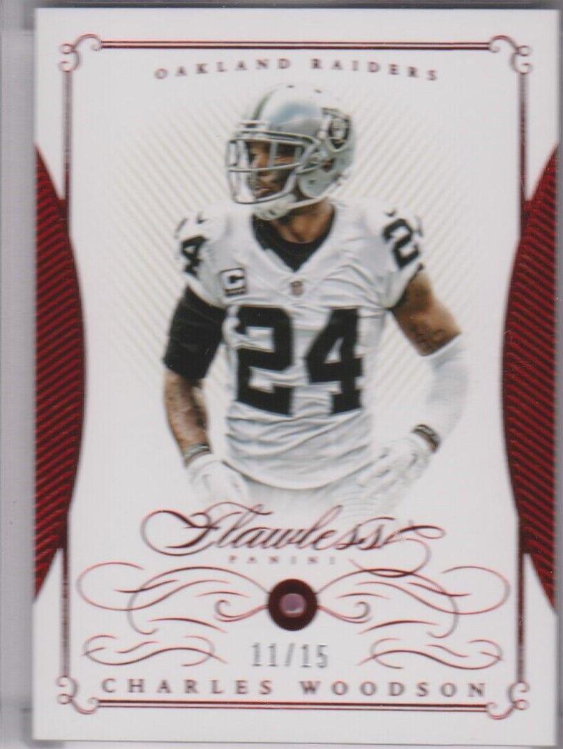 Charles Woodson #2 Football Cards 2015 Panini Flawless