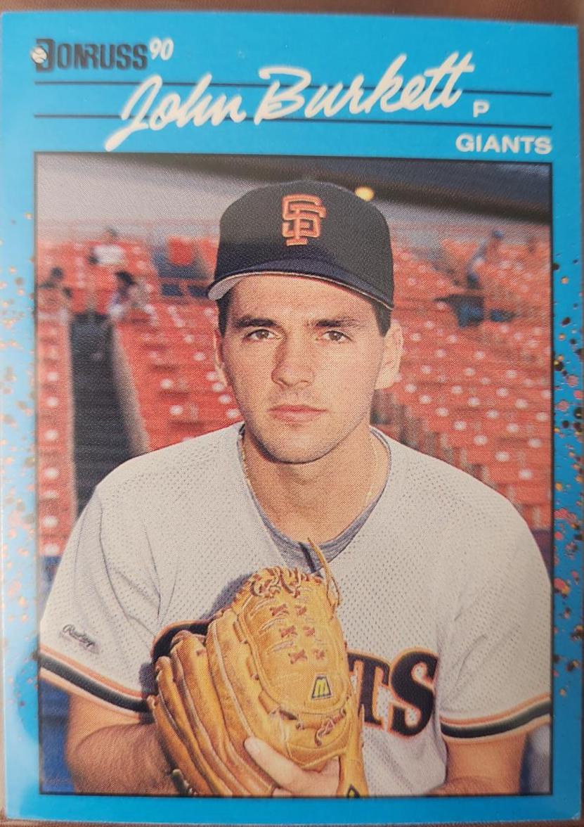 John Burkett #12 Baseball Cards 1990 Donruss Best NL
