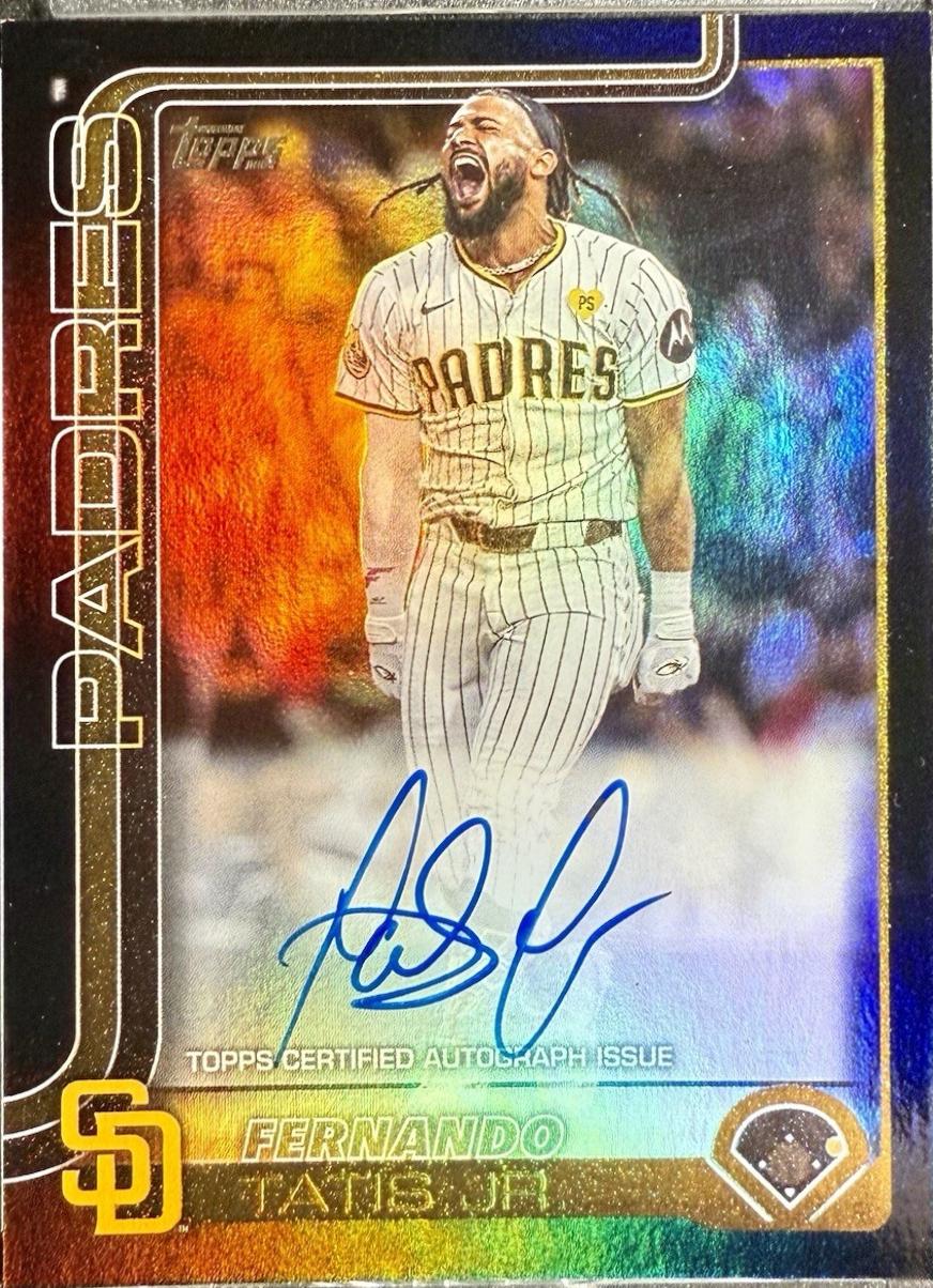 Fernando Tatis Jr. [Black Foil Real One Autograph] #600