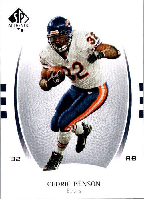 Cedric Benson #17 Football Cards 2007 SP Authentic