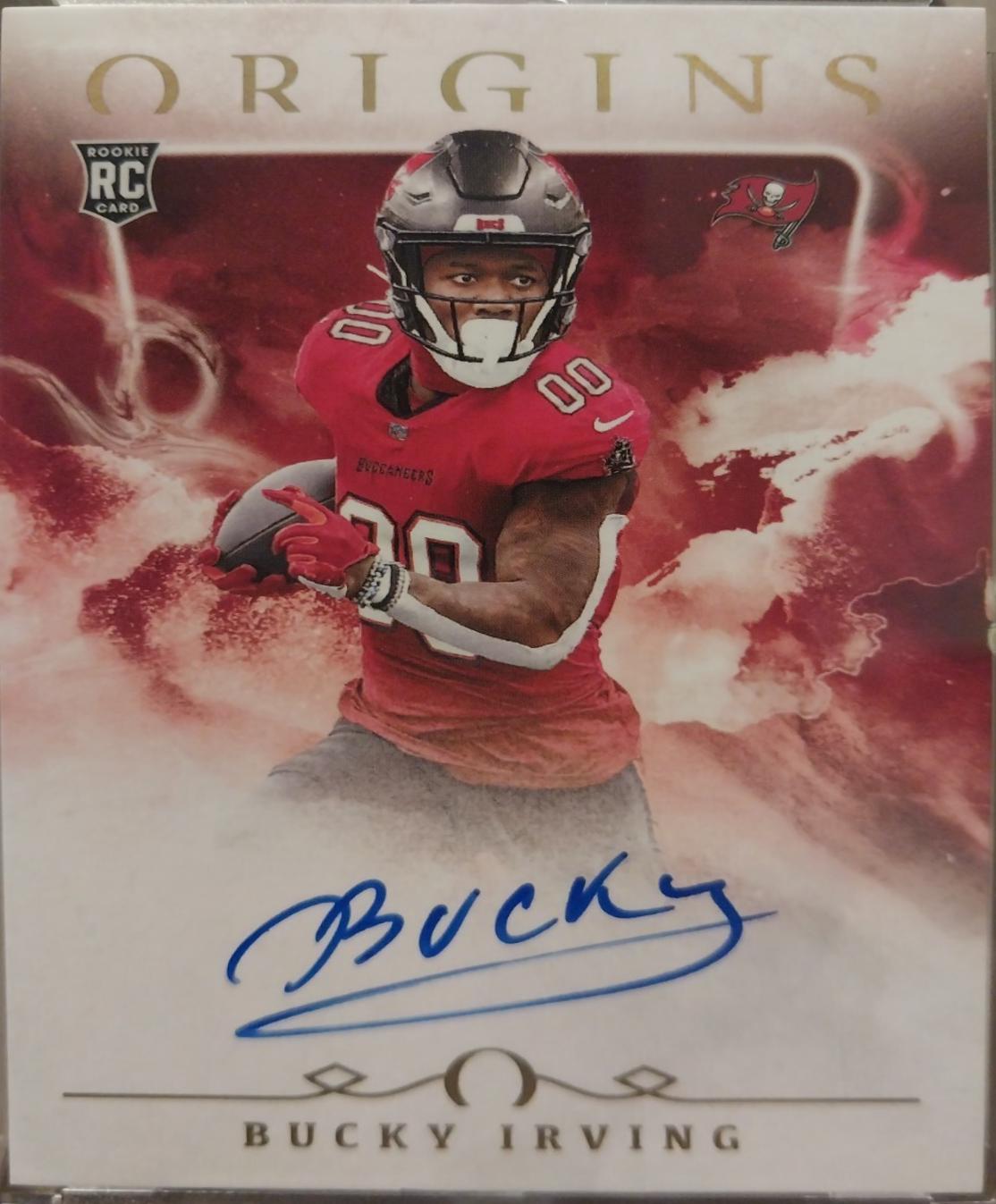 Bucky Irving #107 Football Cards 2024 Panini Origins Rookie Signature